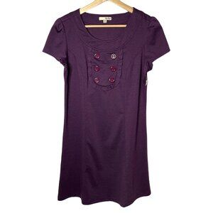 Bebop Womens Purple Short Dress Size Medium Y2K Tunic Style u